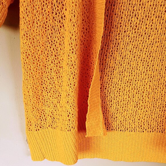 NEW Torrid Yellow Cardigan 4X Short Sleeved Sweater - Picture 3 of 9